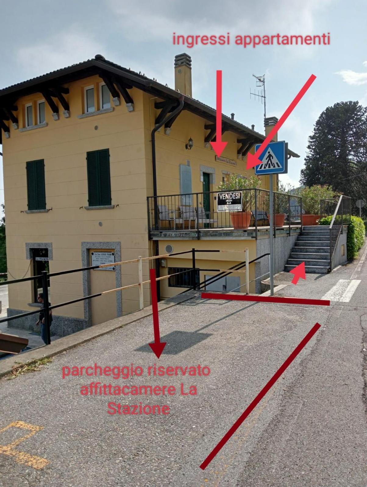 La Stazione Hotel Premeno Bagian luar foto
